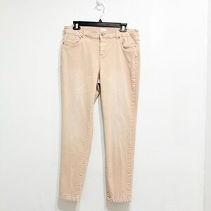 ECRU Blush Skinny Stretch Mid Rise Jeans Womens 32x28